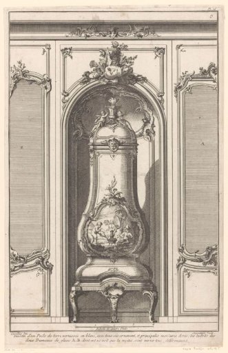 Stove in a niche