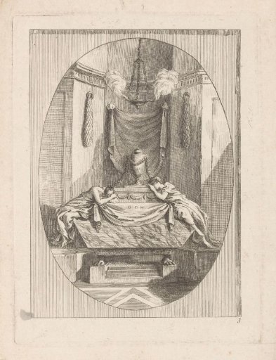Tomb with mourning figures