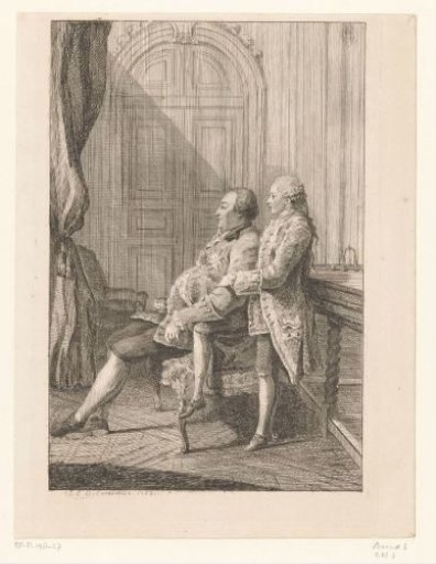 Portrait of Louis Philippe I of Orléans and his son Louis Philippe II of Orléans