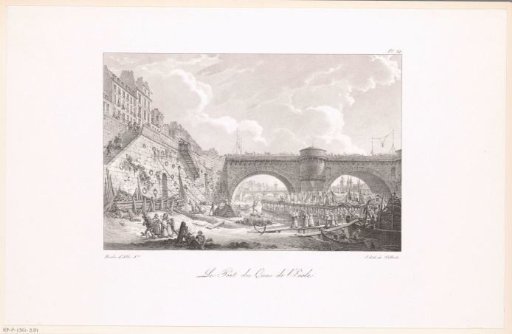View of the harbour of the Quai de l'École