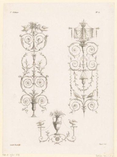 Arabesques with birds