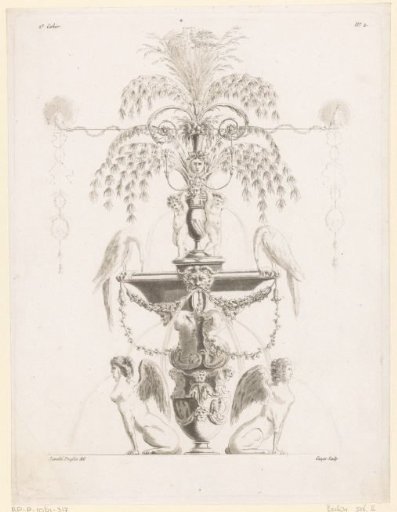 Fountain with sphinxes
