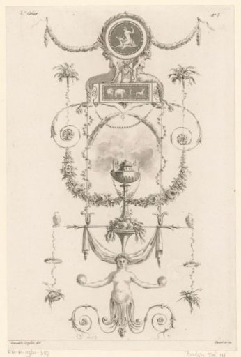 Arabesques with incense burner