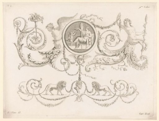 Arabesques with medallions