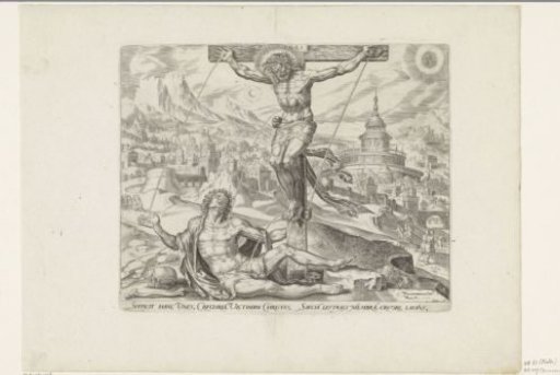 De gewonde Mens genezen door het bloed van Christus