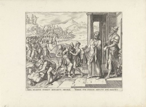The Israelites Take the Followers of Baal Prisoners