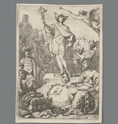 Allegory of trade with Mercury