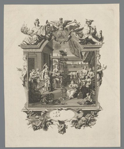 Address card with a weaving mill