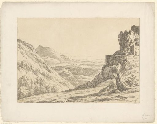 Ruin with a distant view