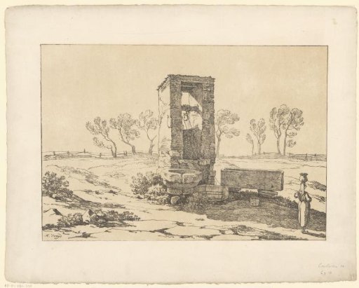 Woman at a well