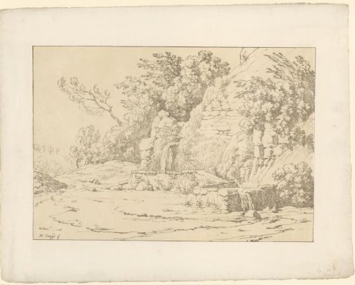 Rocks with basins