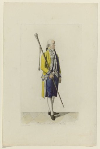Costume of a porter at the Catholic Church