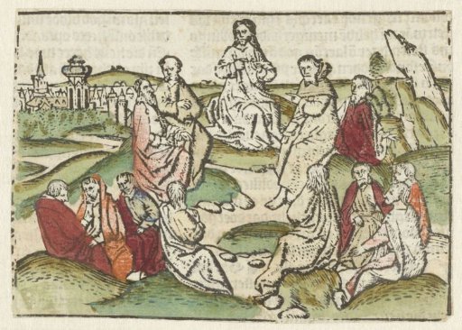 Christ on the Mountain with His Disciples