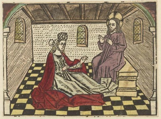 Mary Magdalene Listening to Christ and Converting