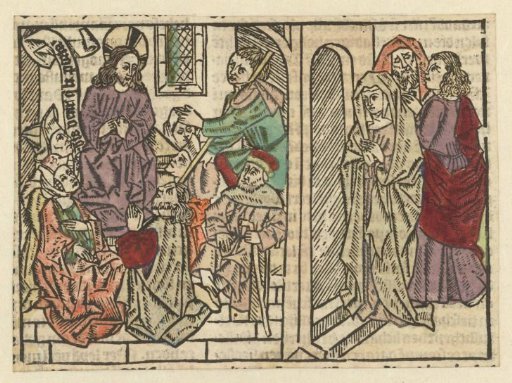 Christ is sought by his mother and brothers