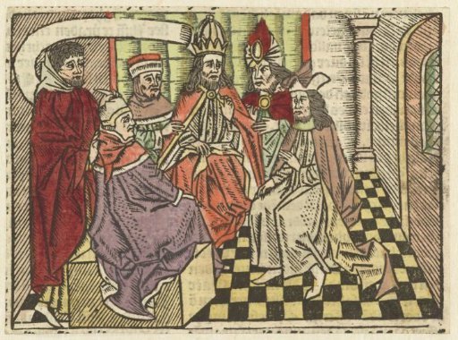 Judas with the High Priests to Betray Christ