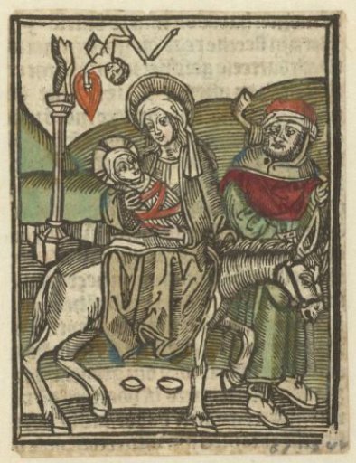 The Flight into Egypt with the Falling Idol
