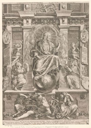 Christ on the globe