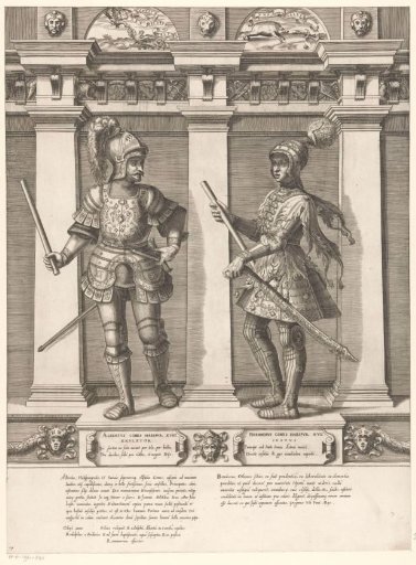 Double Portrait of Albert III and Werner II of Habsburg