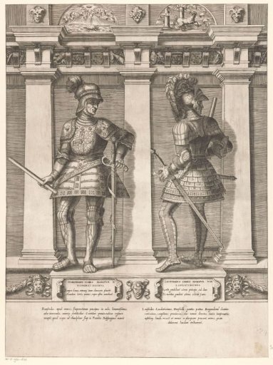 Double Portrait of Hunifridus and Luitfridus of Habsburg