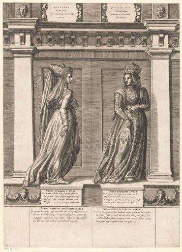 Double portrait of Agnes of Austria and Anna of Habsburg