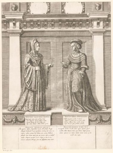 Double Portrait of Margaret of Austria and Cunigunde of Austria