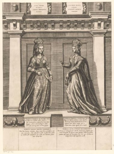 Double portrait of Isabella of Guelders and Isabella of Aragon