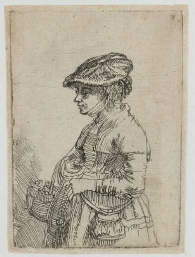 Girl with a basket