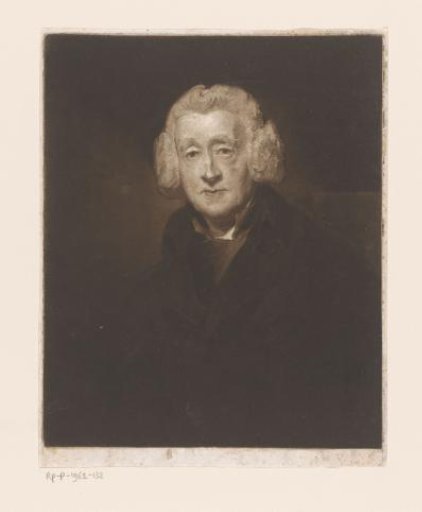 Portrait of an unknown man with a wig