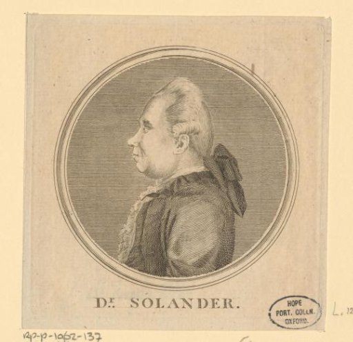 Portrait of Daniel Solander