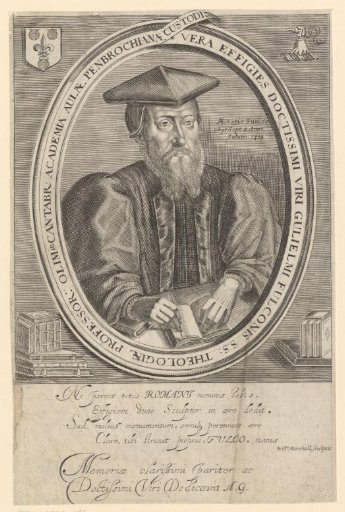 Portrait of William Fulke aged 50