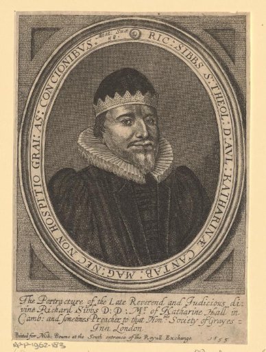 Portrait of Richard Sibbes at the age of 58