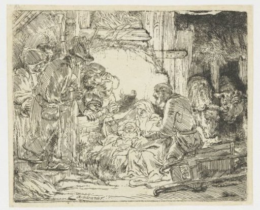 The adoration of the shepherds: with the lamp