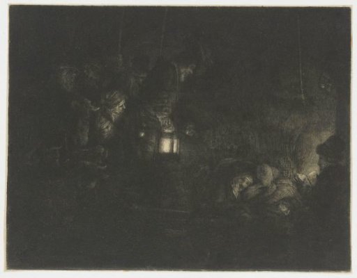 The adoration of the shepherds: a night piece
