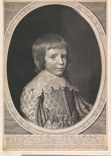 Portrait of William II, Prince of Orange, at the age of 9