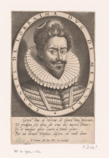 Portrait of Philippe-Emmanuel de Lorraine, Duke of Mercoeur
