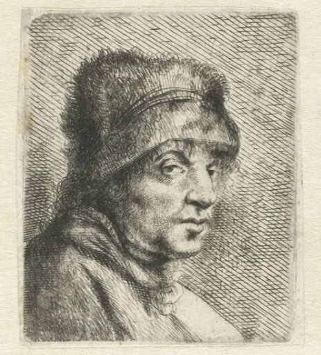 Head of a man with a cap