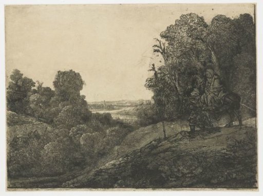 The flight into Egypt: after a plate by Segers