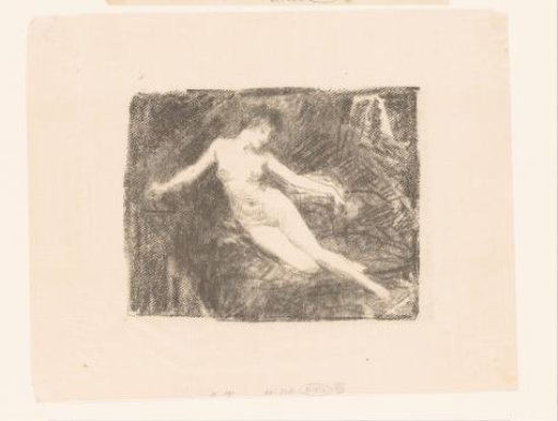 Study of a naked, awakening woman
