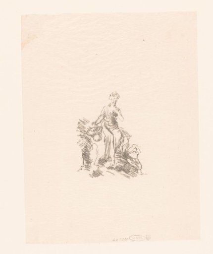 Nymph with two putti