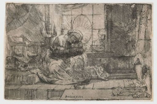 The Virgin and Child with the cat and the snake