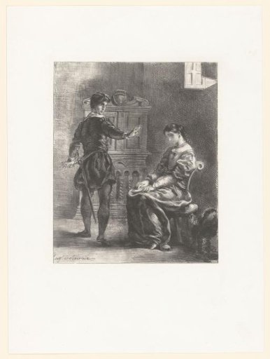 Hamlet Leaves Ophelia