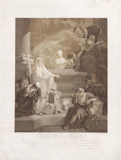 Memorial Print for Pope Pius VI