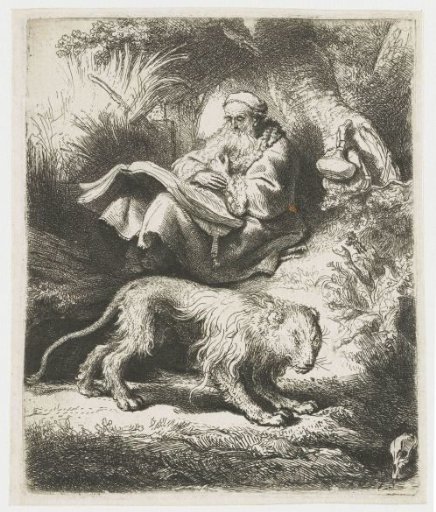 St Jerome reading