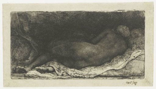 Reclining female nude