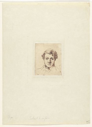Portrait of the brother of the artist René Degas