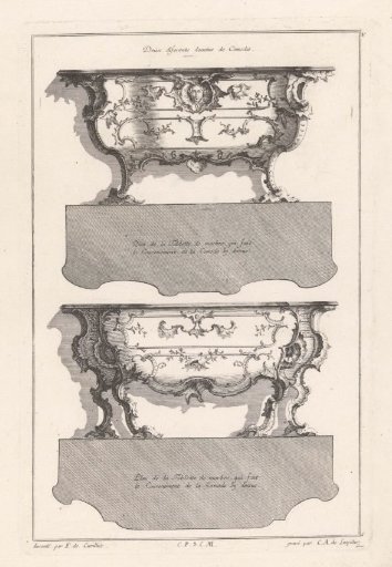 Two commodes