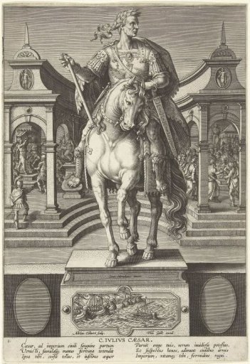 Julius Caesar on Horseback