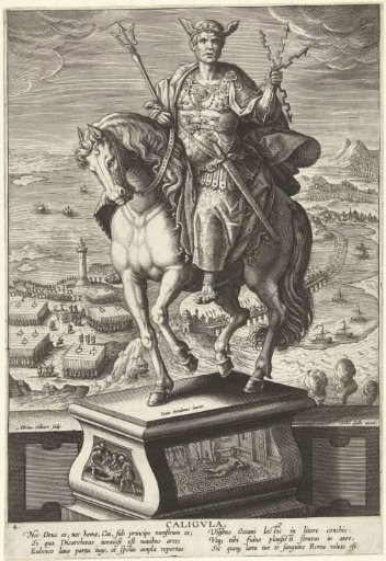 Emperor Caligula on Horseback