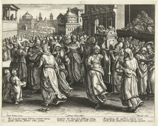 Ark of the Covenant transferred to the Temple of Solomon